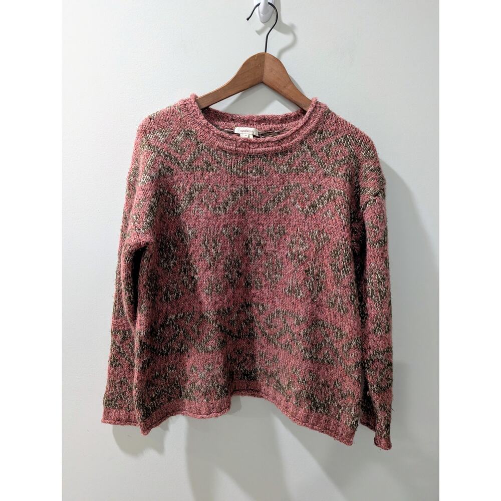 Sundance Mohair Wool Blend Crewneck Sweater
